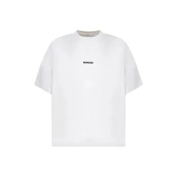 BONSAI STUDIO Logo print Cotton T shirt