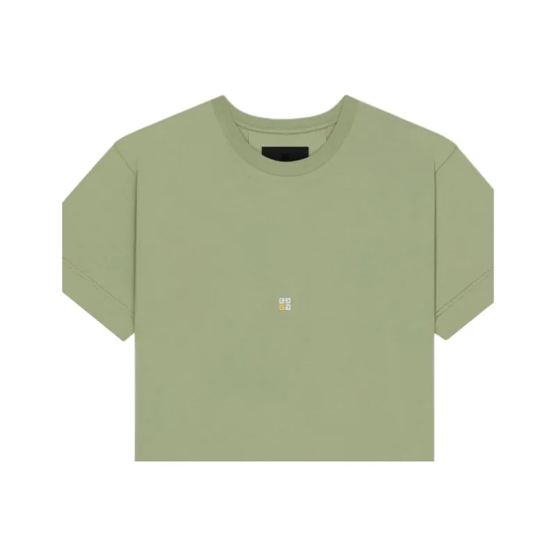 Givenchy 4G Embroidered T Shirt-4