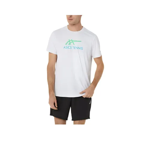 Asics T Shirt Men's Bright White X New Leaf
