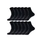 GL4024 Crew Socks, Black 1 2 Pack