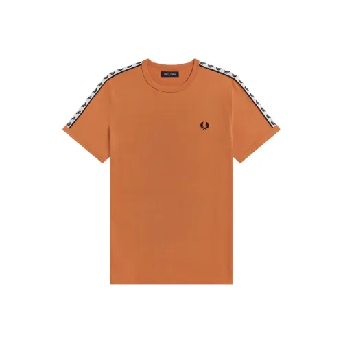 FRED PERRY T Shirt Men's Orange