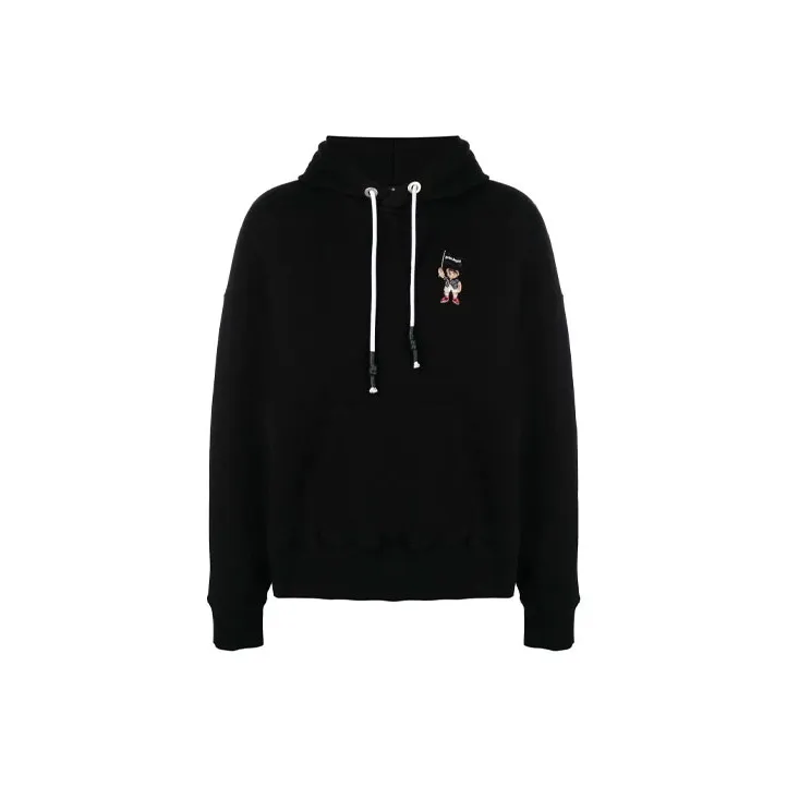PALM ANGELS Small Pirate Bear Hoodie-0