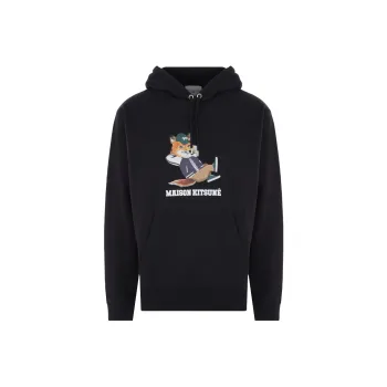 Maison Kitsune Chillax Fox Cotton Hoodie