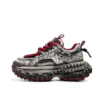 JKEM Cushioned Wear Resistant Breathable Low Top Chunky Sneakers Men's