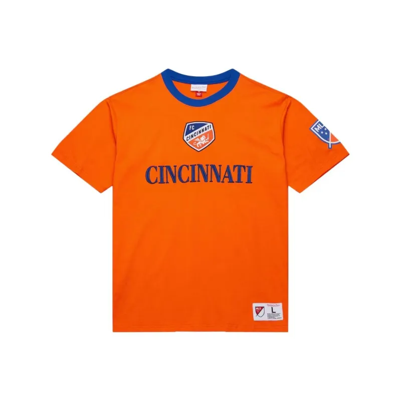 Mitchell & Ness x MLS FC Cincinnati Team OG 3.0 T Shirt Men's Orange-0