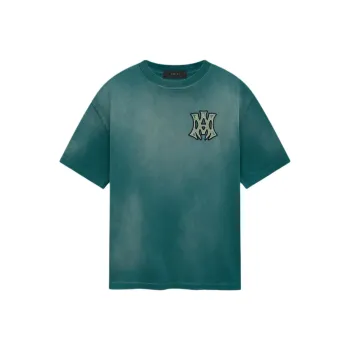 AMIRI Ma Logo Embroidered Crewneck T Shirt