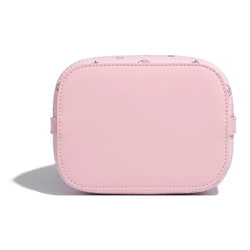 ALI THE FOX Synthetic Leather Shoulder Bag Regular Women's Pink/Custard-5