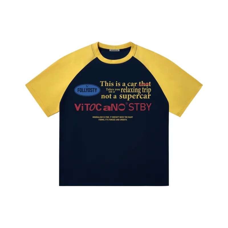 Vitocano T-Shirt Unisex White & Navy Blue-6