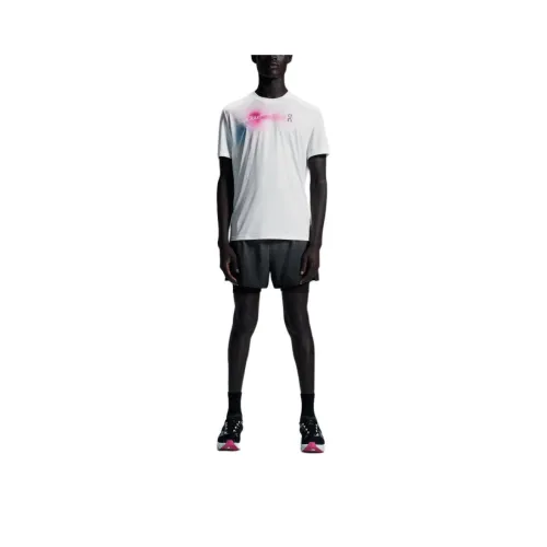 On Pace T Shirt Men's Natural Color/Pink