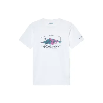 Columbia T Shirts Unisex White