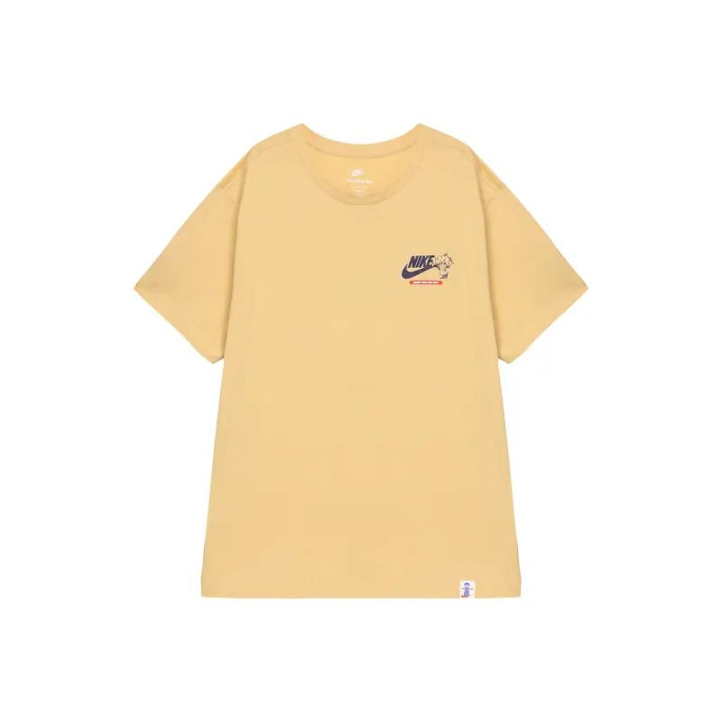 Nike T Shirts Men Yellow-0