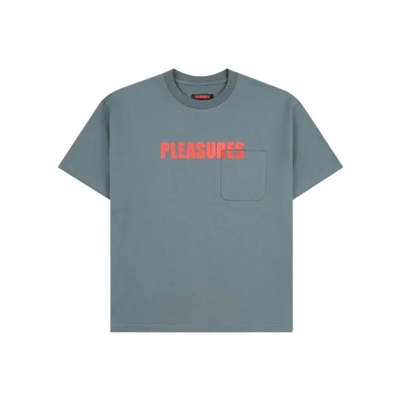PLEASURES Impact Pocket Heavyweight Shirt-2