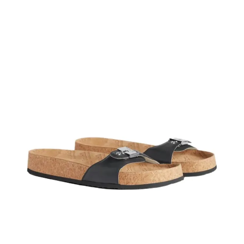 Scholl x Balenciaga Slip Resistant Slide Slippers Women's Black-2