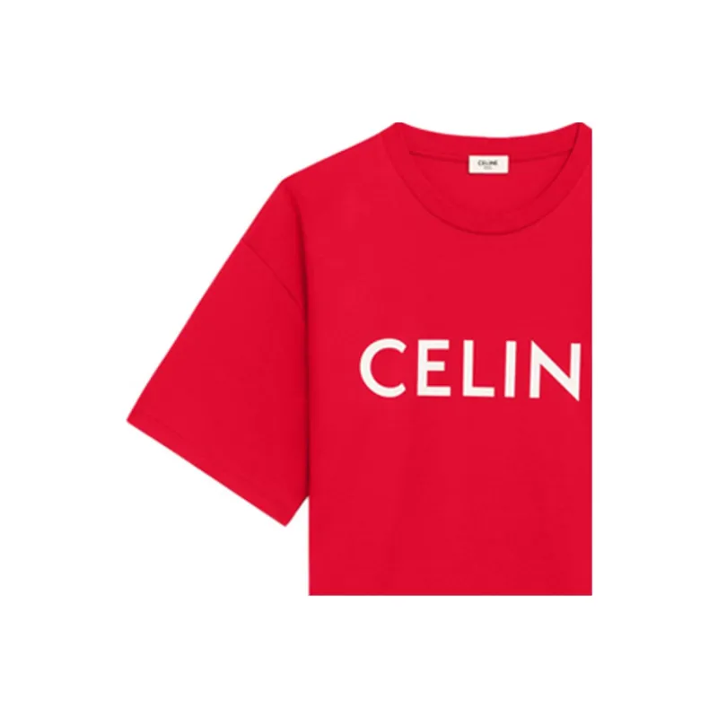 CELINE T Shirts Men Red-4