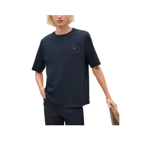 HERMES FW24 T-Shirt Men's Marine Blue