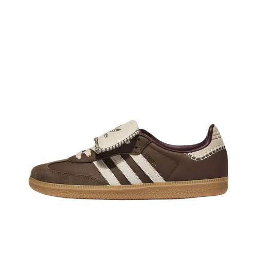 Adidas Originals Samba LT Anti Slip Wear Resistant Low Top Skateboard Shoes Women's Umber