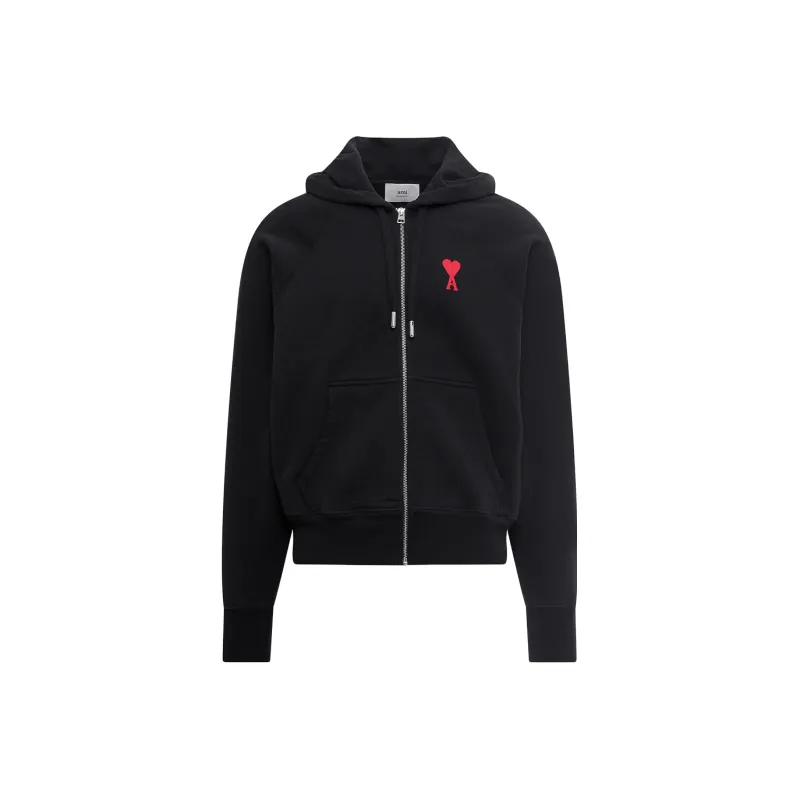 AMIPARIS Tonal Zipped Hoodie-0