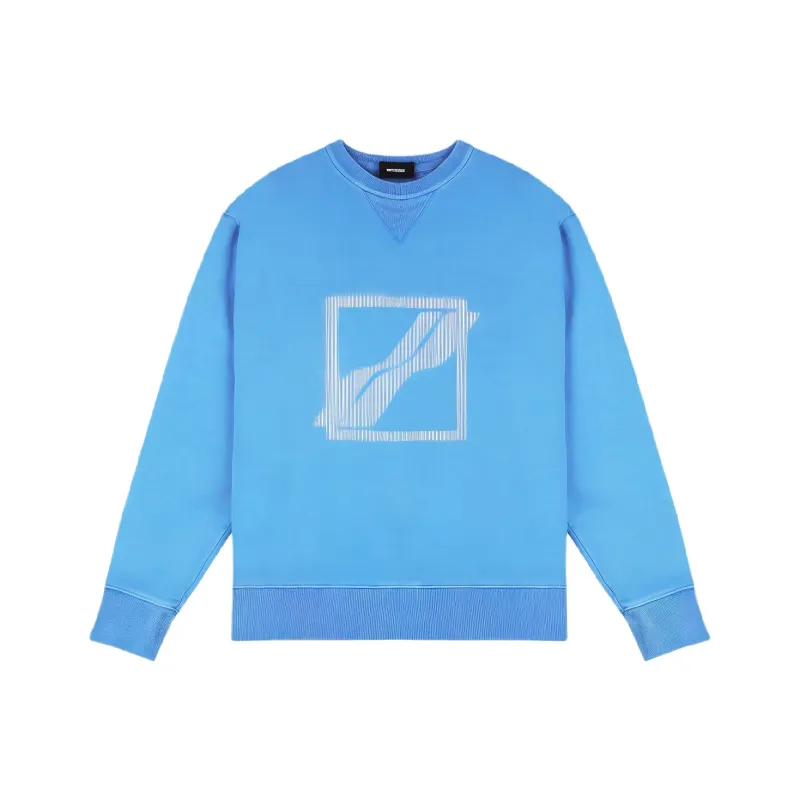 WE11DONE Sweatshirts Unisex Blue-0