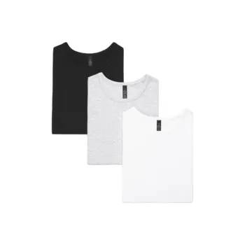 Lululemon T Shirts Men 3 Pack White+Gray+Black