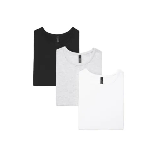 Lululemon T Shirts Men 3 Pack White+Gray+Black