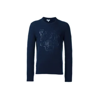 KENZO Sweatshirts Men Navy Blue
