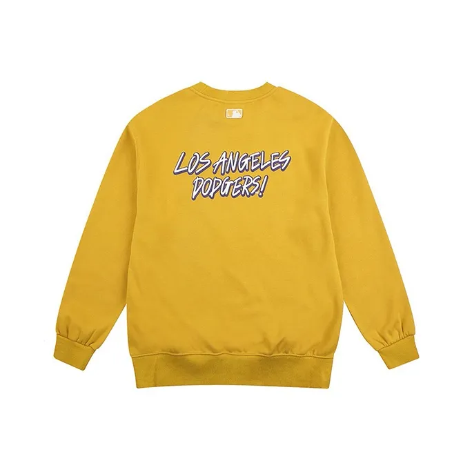 MLB LA DODGERS Sweatshirt Unisex Yellow-0
