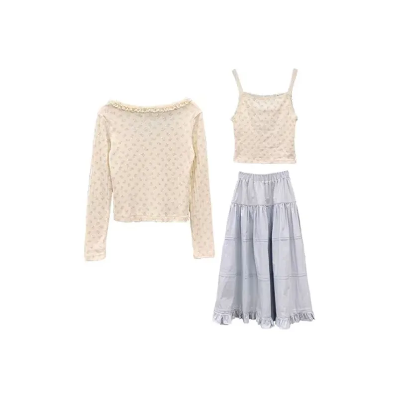 PUREIDOL Two Piece Skirt Sets Women's-1