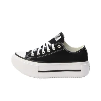 Chuck Taylor All Star Converse Lift Double Stack Low 'Black White'