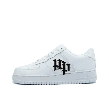 PAIN OR PLEASURE Low Top Skateboard Shoes Unisex Heather White