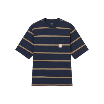 Levis T Shirts Men Navy Blue