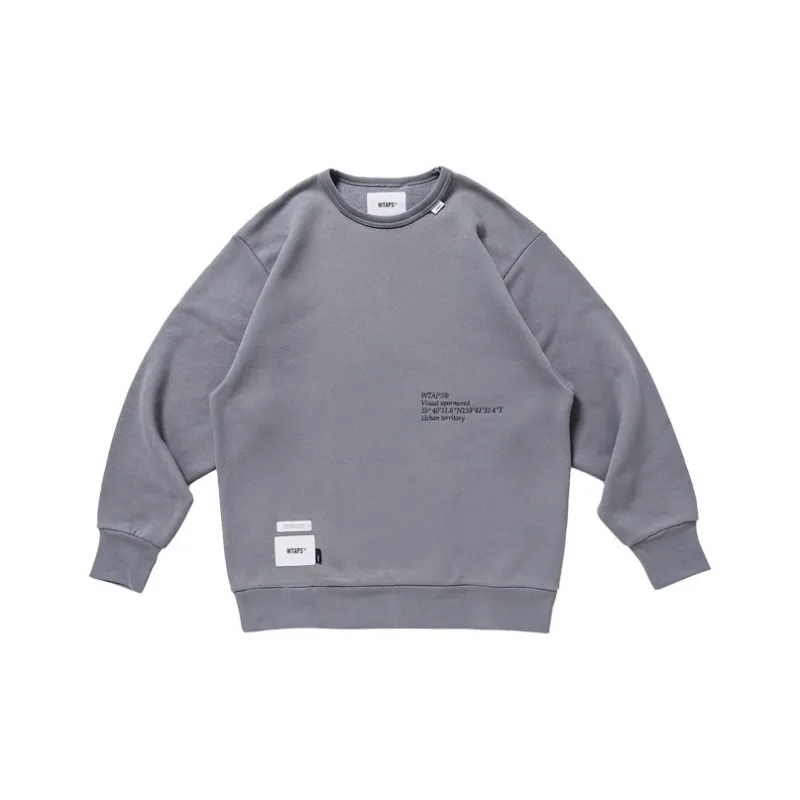 WTAPS Embroidered logo Crewneck Sweatshirt-2