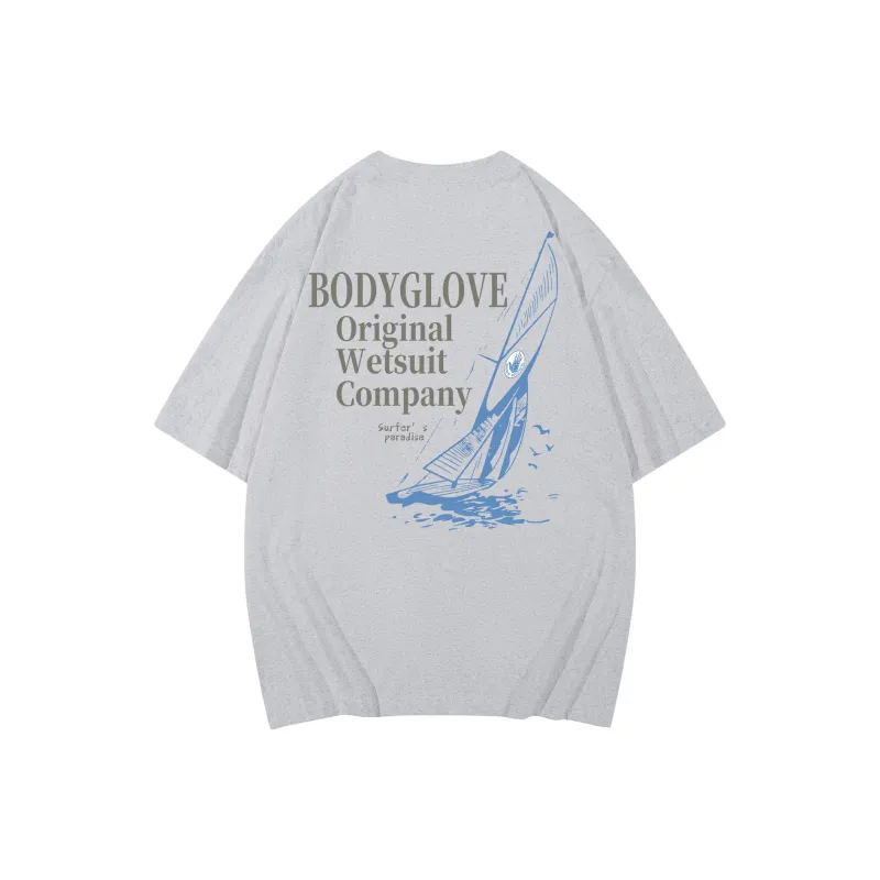 BODY GLOVE Drop Shoulder Sleeve T Shirt Unisex-6