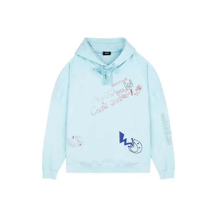WE11DONE Graffiti V1 Hoodie-0