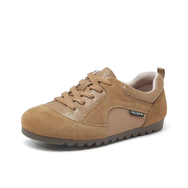 OULISASI Lightweight Low Top Casual Shoes Women's-16
