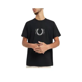 FRED PERRY T-Shirts Men Black