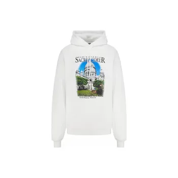 Balenciaga Sweatshirt Loose Fit Style Men's White