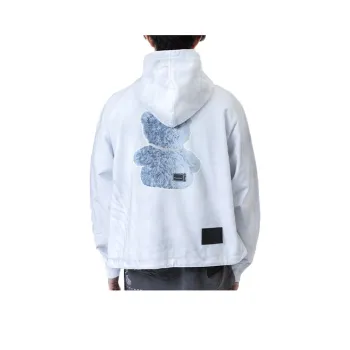 WE11DONE Teddy Sweatshirts Unisex White