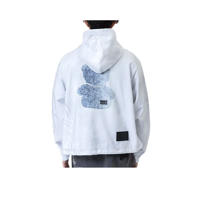 WE11DONE Teddy Sweatshirts Unisex White-0