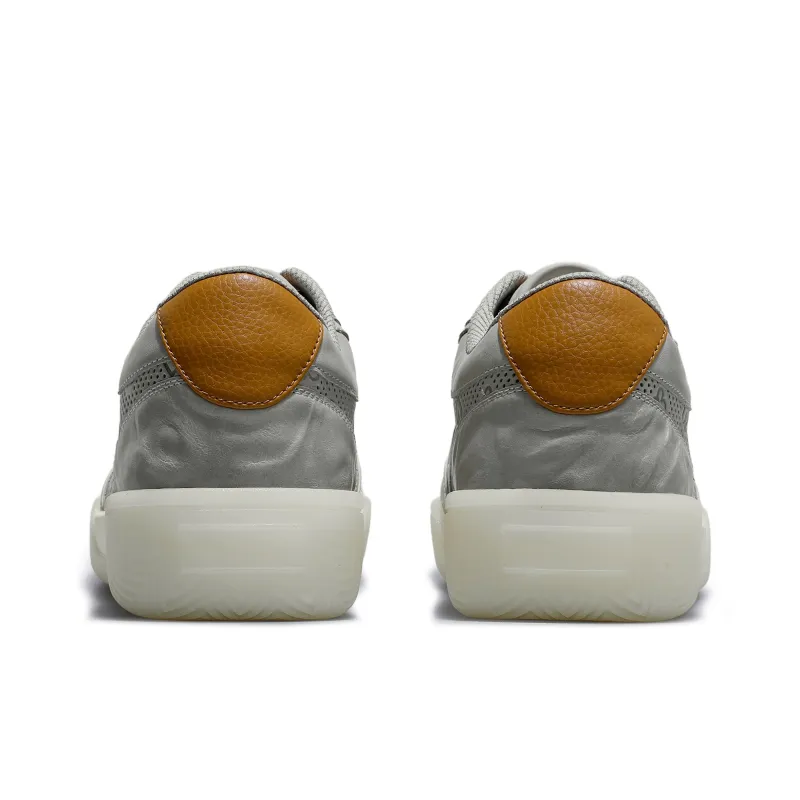 Desai Skateboard Shoes Men Low Top Gray, White Blue, Khaki-3