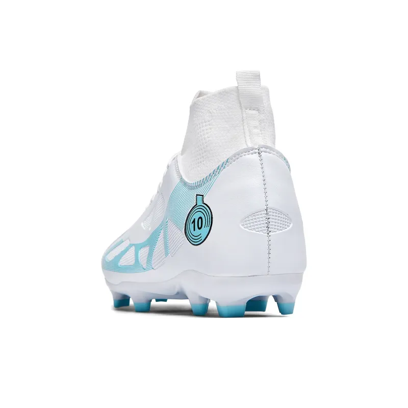 QIUTEXIONG FG Rubber Long Studs TF Rubber Broken Studs Soft Ground Firm Ground Slip Resistant Soccer Shoes Unisex-23