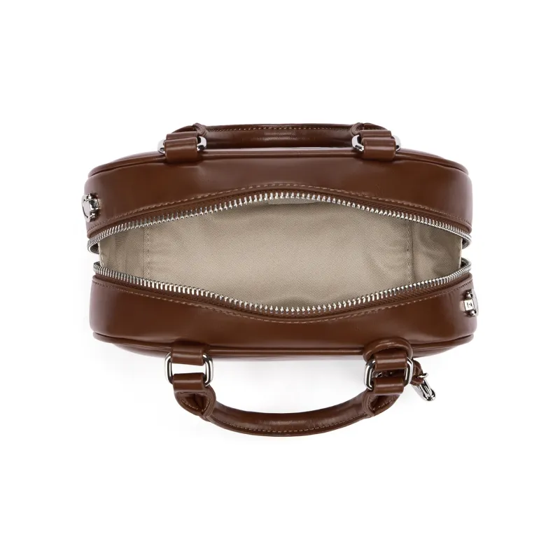 Hotwind PU Crossbody One Shoulder Handbag Mini Women's Brown-3