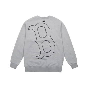 MLB Boston Red Sox Sweatshirts Unisex Gray