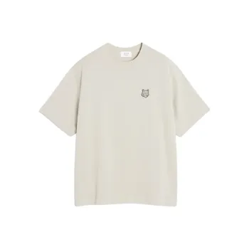 Maison Kitsune Bold Fox Head Patch Crewneck T Shirt