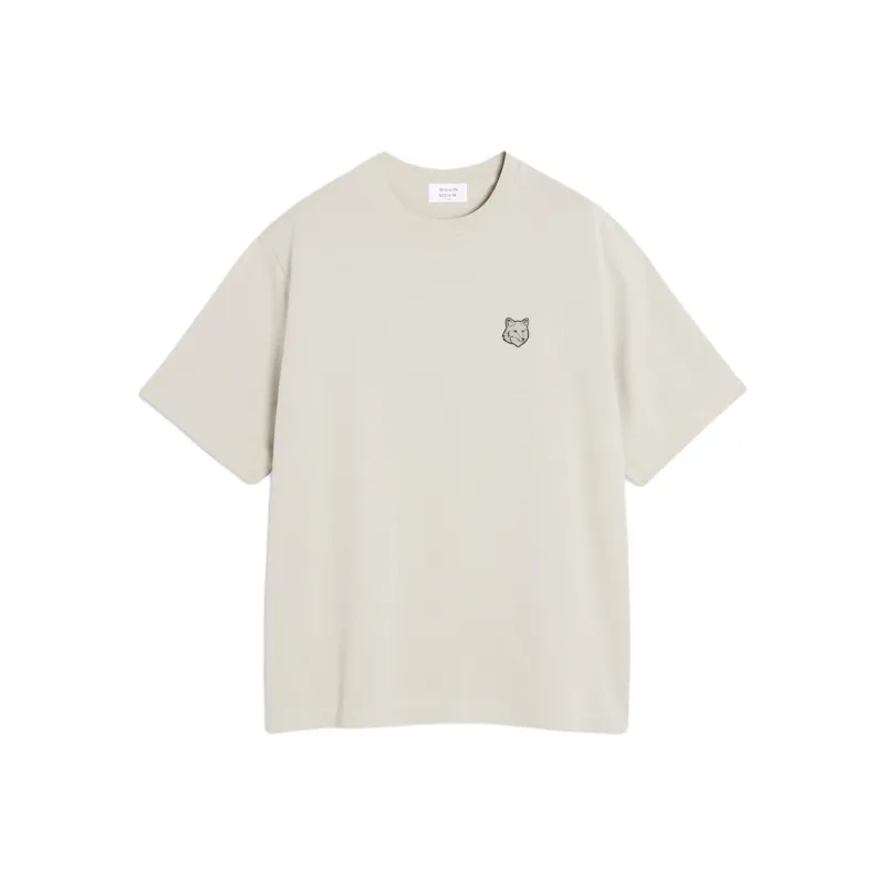 Maison Kitsune Bold Fox Head Patch Crewneck T Shirt-0