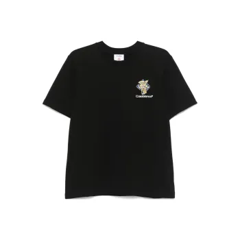 CASABLANCA Column Printed Crewneck T Shirt