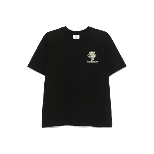 CASABLANCA Column Printed Crewneck T Shirt