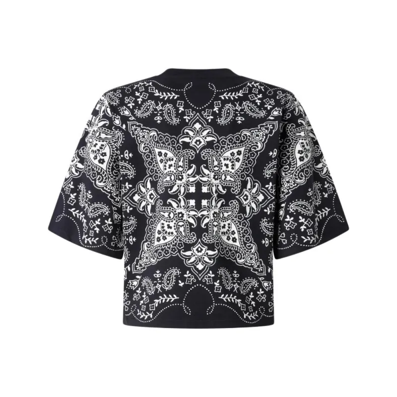 PINKO Paisley Print T shirt-1