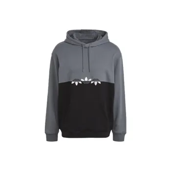 Adidas Originals ADICOLOR Hooded Fitted Long Sleeved Sweatshirt Men's Blue Black