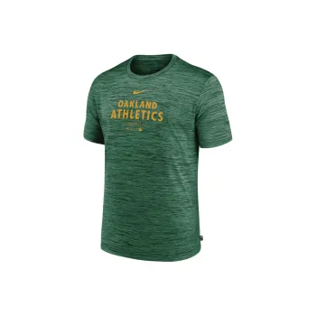 Nike Oakland Athletics Authentic Collection Practice Velocity T-Shirt Men's Green