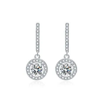 KING OF BLING Alloy With Zircon Earrings Unisex